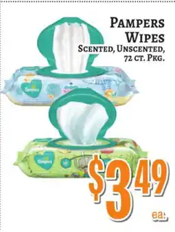 Trade Fair Supermarket PAMPERS WIPES offer