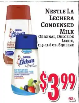 Trade Fair Supermarket NESTLE LA LECHERA Condensed Milk offer