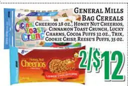 Trade Fair Supermarket GENERAL MILLS BAG CEREALS offer