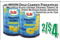 Trade Fair Supermarket DOLE CANNED PINEAPPLES offer