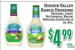 Trade Fair Supermarket HIDDEN VALLEY RANCH DRESSING offer