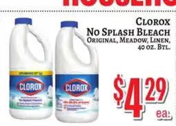 Trade Fair Supermarket CLOROX NO SPLASH BLEACH offer