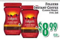 Trade Fair Supermarket FOLGERS INSTANT COFFEE offer