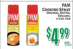 Trade Fair Supermarket PAM COOKING SPRAY offer