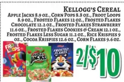 Trade Fair Supermarket KELLOGG'S CEREAL offer