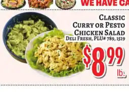 Trade Fair Supermarket CLASSIC CURRY OR PESTO CHICKEN SALAD offer