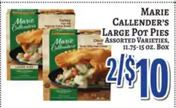 Trade Fair Supermarket MARIE CALLENDER'S LARGE POT PIES offer