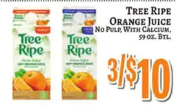 Trade Fair Supermarket TREE RIPE ORANGE JUICE offer