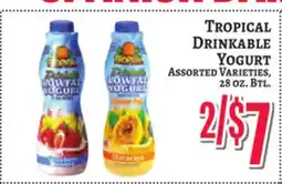 Trade Fair Supermarket TROPICAL DRINKABLE YOGURT offer