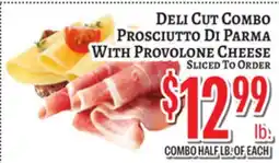 Trade Fair Supermarket DELI CUT COMBO PROSCIUTTO DI PARMA WITH PROVOLONE CHEESE offer