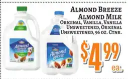 Trade Fair Supermarket ALMOND BREEZE ALMOND MILK offer