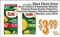 Trade Fair Supermarket DOLE FRUIT JUICE offer