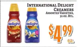 Trade Fair Supermarket INTERNATIONAL DELIGHT CREAMERS offer