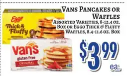 Trade Fair Supermarket Vans Pancakes OR Waffles offer