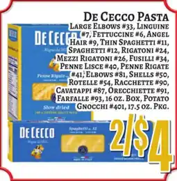 Trade Fair Supermarket De Cecco Pasta offer