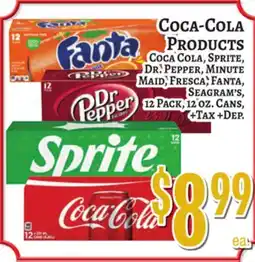 Trade Fair Supermarket Coca-Cola, Sprite, Dr Pepper, Minute Maid, Fresca, Fanta, Seagram's offer