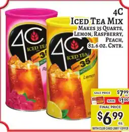 Trade Fair Supermarket 4C ICED TEA MIX offer