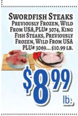 Trade Fair Supermarket SWORDFISH STEAKS offer