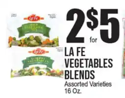 Extra Supermarket LA FE VEGETABLES BLENDS offer