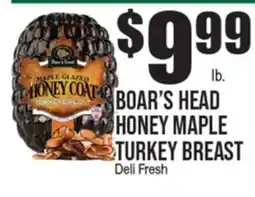 Extra Supermarket BOAR'S HEAD HONEY MAPLE TURKEY BREAST offer