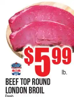 Extra Supermarket BEEF TOP ROUND LONDON BROIL offer