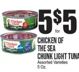 Extra Supermarket CHICKEN OF THE SEA CHUNK LIGHT TUNA offer