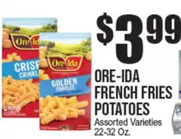 Extra Supermarket ORE-IDA FRENCH FRIES POTATOES offer
