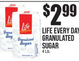 Extra Supermarket LIFE EVERY DAY GRANULATED SUGAR offer