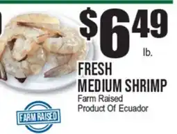 Extra Supermarket FRESH MEDIUM SHRIMP offer