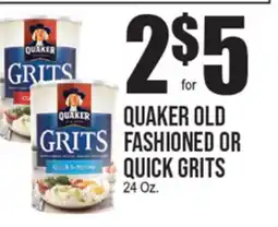 Extra Supermarket QUAKER OLD FASHIONED OR QUICK GRITS offer
