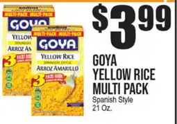 Extra Supermarket GOYA YELLOW RICE MULTI PACK offer