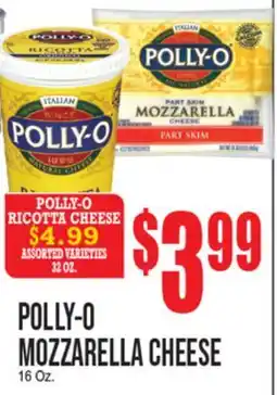 Extra Supermarket POLLY-O MOZZARELLA CHEESE offer