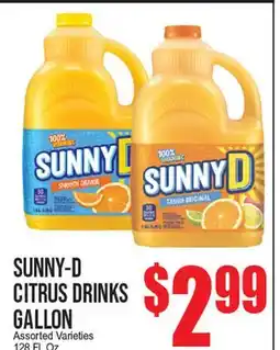 Extra Supermarket SUNNY-D CITRUS DRINKS offer