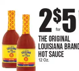 Extra Supermarket THE ORIGINAL LOUISIANA BRAND HOT SAUCE offer