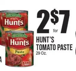 Extra Supermarket HUNT'S TOMATO PASTE offer