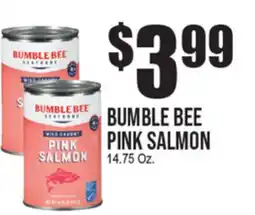 Extra Supermarket BUMBLE BEE PINK SALMON offer