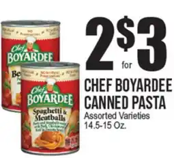 Extra Supermarket CHEF BOYARDEE CANNED PASTA offer
