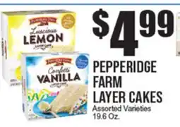 Extra Supermarket PEPPERIDGE FARM LAYER CAKES offer