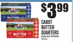 Extra Supermarket CABOT BUTTER QUARTERS offer