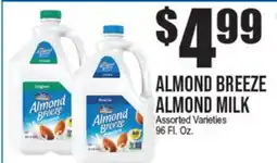 Extra Supermarket ALMOND BREEZE ALMOND MILK offer