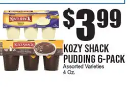 Extra Supermarket KOZY SHACK PUDDING 6-PACK offer