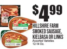 Extra Supermarket HILLSHIRE FARM SMOKED SAUSAGE, KIELBASA OR LINKS offer