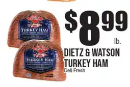Extra Supermarket DIETZ & WATSON TURKEY HAM offer