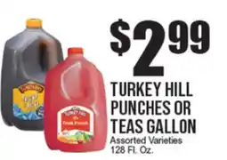 Extra Supermarket TURKEY HILL PUNCHES OR TEAS GALLON offer