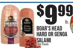 Extra Supermarket BOAR'S HEAD HARD OR GENOA SALAMI offer