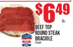 Extra Supermarket BEEF TOP ROUND STEAK BRACIOLE offer