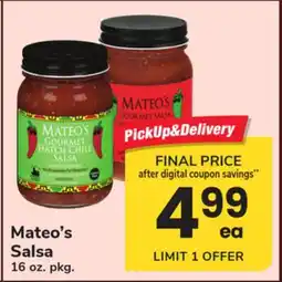 ACME Mateo's Salsa offer