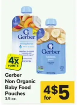 ACME Gerber Non Organic Baby Food Pouches offer