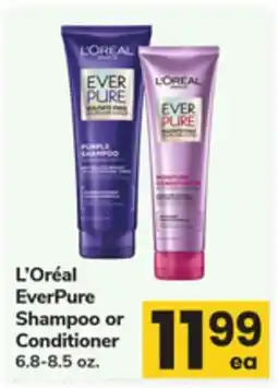 ACME L'Oréal EverPure Shampoo or Conditioner offer