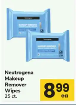 ACME Neutrogena Makeup Remover Wipes offer